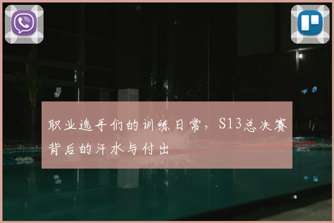 职业选手们的训练日常，S13总决赛背后的汗水与付出